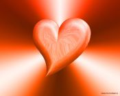 Оранжевое сердце