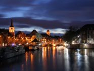 Вид ночного Страсбурга